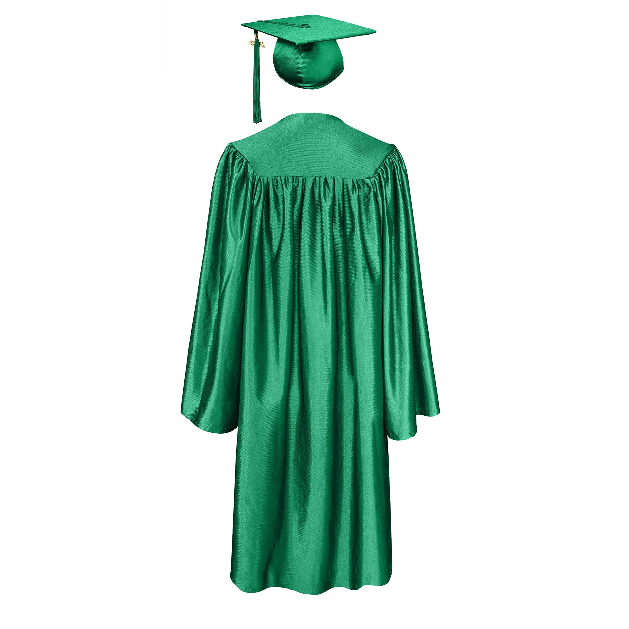 Shiny Graduation Gown & Cap with Tassel Charm 2023|2024 for Middle & High School | Bachelor Degree-CA graduation