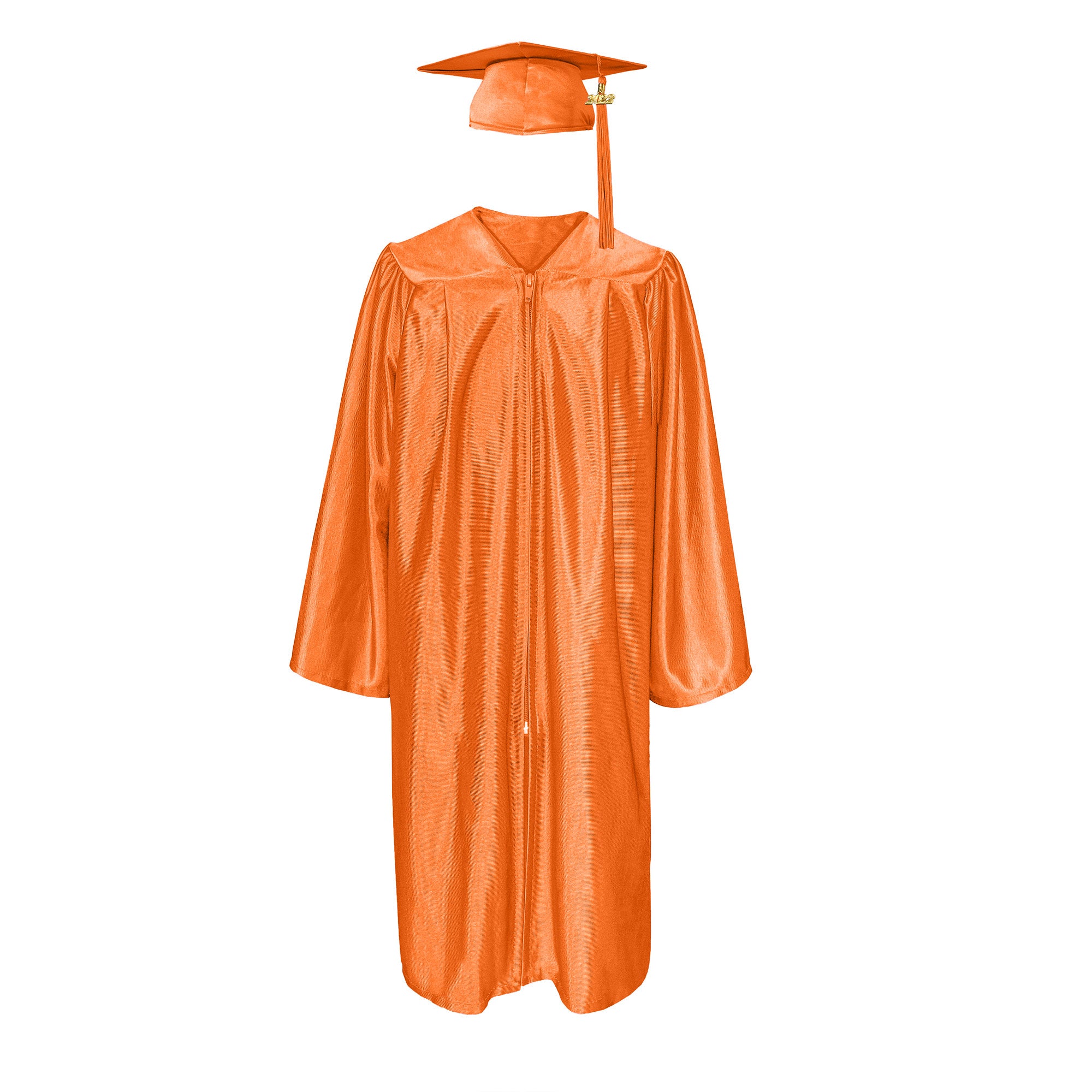 Shiny Graduation Gown & Cap with Tassel Charm 2023|2024 for Middle & High School | Bachelor Degree-CA graduation
