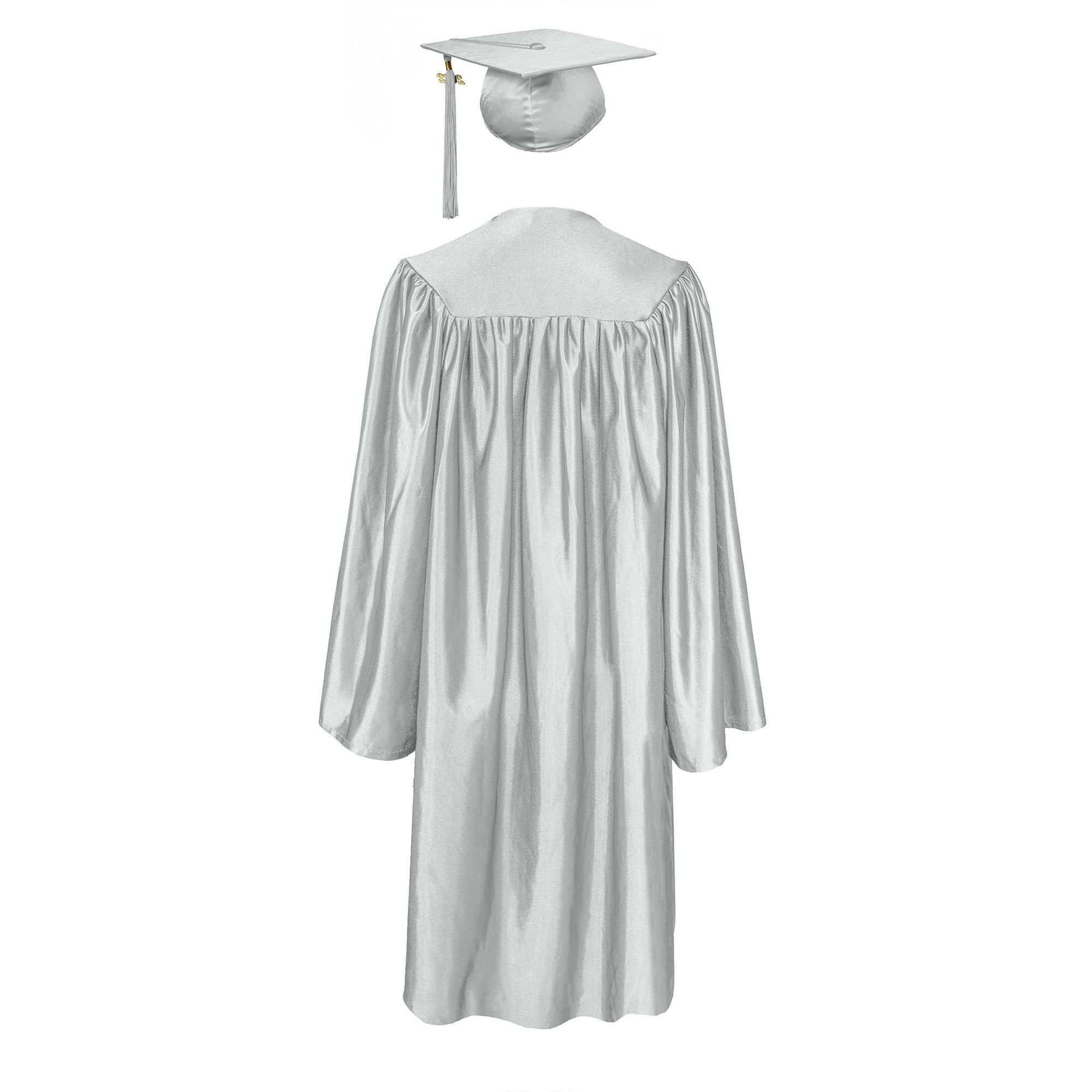 Shiny Graduation Gown & Cap with Tassel Charm 2023|2024 for Middle & High School | Bachelor Degree-CA graduation
