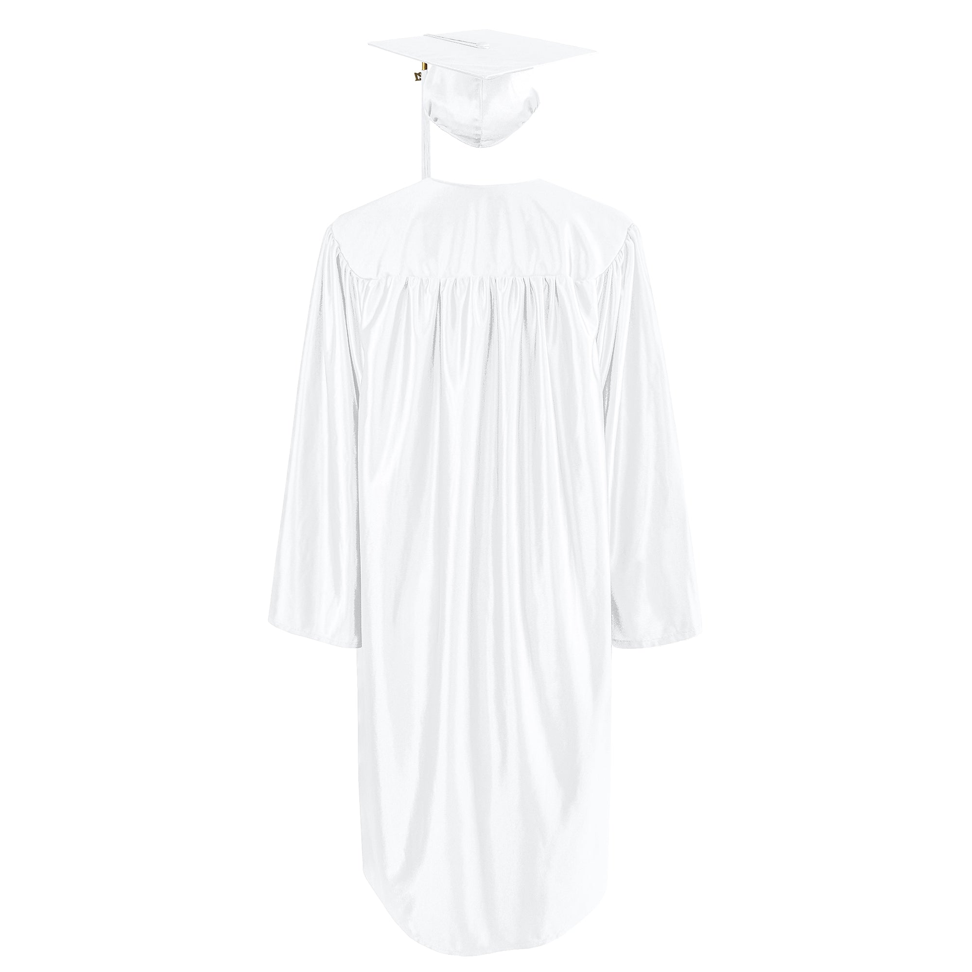 Shiny Graduation Gown & Cap with Tassel Charm 2023|2024 for Middle & High School | Bachelor Degree-CA graduation